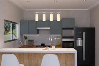reate realistic kitchen render with vray in sketchup