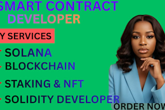 be your blockchain developer develop, debug secure smart contracts web3 dapp