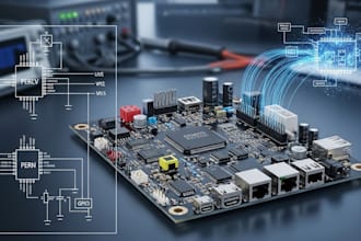 design reliable pcb hardware, circuit schematic and embedded electronics