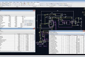 create electrical sld, load calculation and panel schedule in autocad
