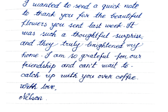provide premium cursive handwriting and professional transcription services