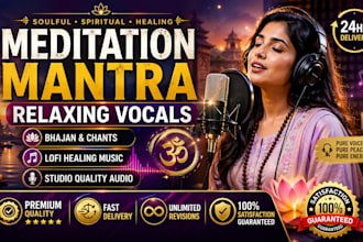 sing  meditation mantra, relaxing music, bhajan, lofi, chants for meditation