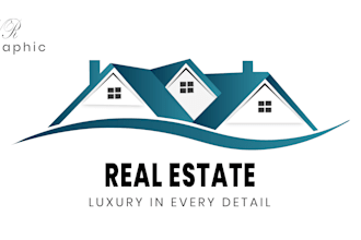 modern real estate logo and property branding identity