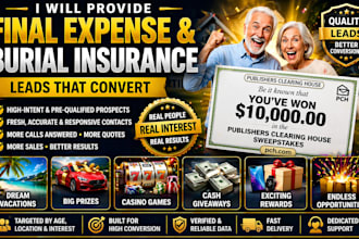 provide final expense and burial insurance leads that convert
