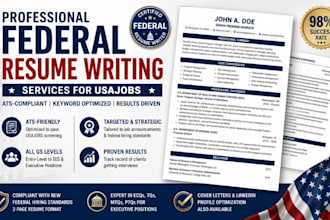 write professional ats federal resume writing for usa jobs applications