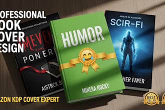 design professional book cover and ebook cover