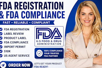 fda US agent, fda compliance, expert fda label review, fda approval