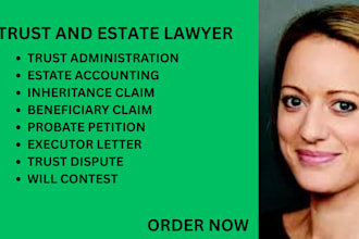 handle probate matters, trust disputes, executor issues, and inheritance claims