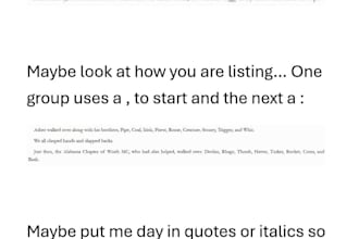 proofread, edit and provide feedback on your book