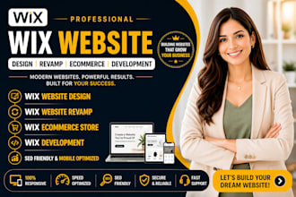 design wix website redesign wix ecommerce design wix development
