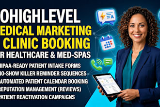 setup hipaa compliant gohighlevel medical marketing and booking