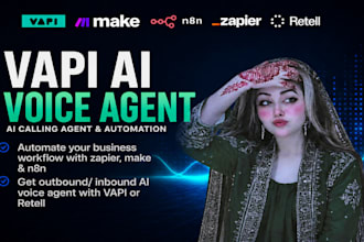 build ai voice agent, ai receptionist with vapi, retell ai