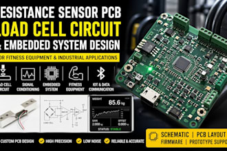 create resistance sensor pcb load cell circuit fitness equipment embedded system