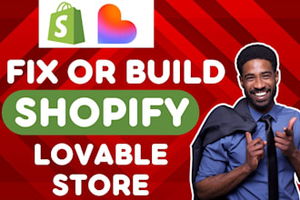 fix lovable shopify store build shopify lovable ai website