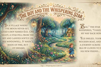 a magical personalized fairy tale or children story