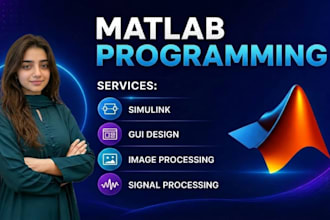 do matlab programming, matlab simulink, gui projects and tasks for you
