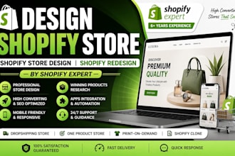 design shopify store, do shopify store design, shopify redesign, shopify expert