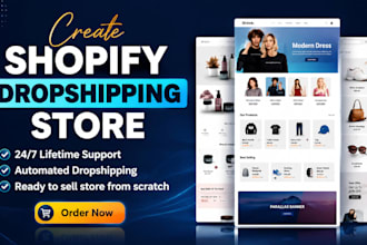 shopify dropshipping redesign design
