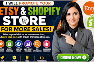 do etsy promotion shopify promotion to boost etsy traffic and shopify marketing
