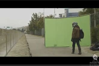 composite visual effect, vfx, rotoscoping, green screen remover for shots
