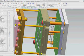 design 3d mold, injection mold, plastic mold, stl mold for manufacturing
