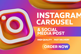 design instagram ads, and carousels to boost your brand