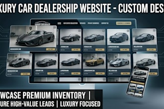 craft car dealer website to showcase inventory and get leads
