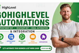 gohighlevel whatsapp ai integration appointment bot ghl email service automation