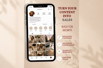 write engaging instagram captions and desing aesthetic posts