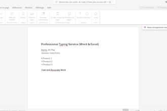 do fast typing in word and excel