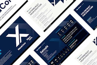 design premium pitch deck and corporate presentations