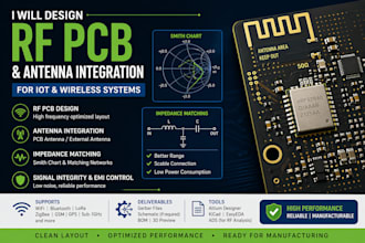 design iot rf pcb with antenna integration and wireless optimization
