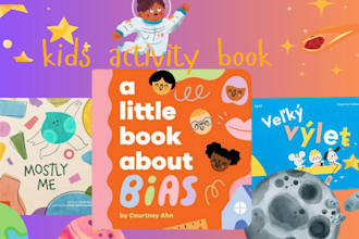 create an adhd focus activity book for kids KDP