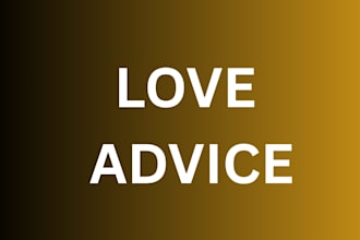 give a perfect and professional love advice