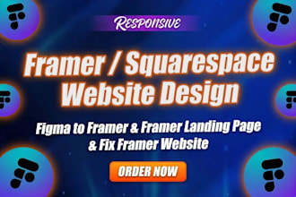 squarespace website redesign figma to framer website design framer landing page