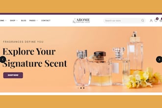 design perfume store perfume website  perfume shopify cosmetics perfume animatio