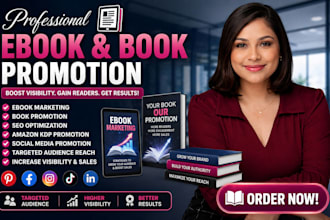 promote your book or ebook on my booktok tiktok account
