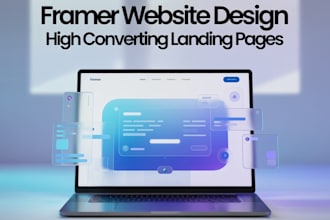 build a modern framer website for brand conversion framer portfolio website