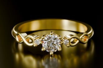 3d jewelry modeling and high end rendering