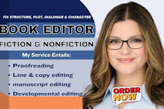 do fantasy novel book editing, line and copy edit memoir, format romance story