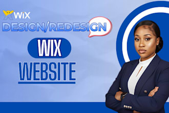 design business wix website and redesign wix real estate website with wix