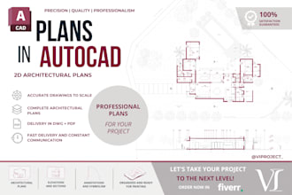do 2d plans in autocad