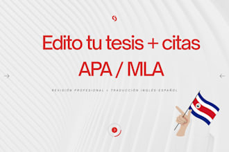 edit your thesis with perfect apa and mla en es translation