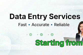 do accurate data entry and internet research