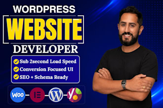 build a high speed wordpress business website for lead generation
