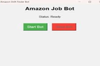develop amazon warehouse bot, jobs monitor bot, job apply bot, amazon hiring bot