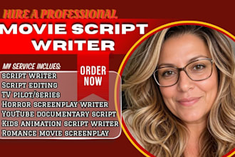 write screenplay, movie script, TV series, screenwriting, TV pilot
