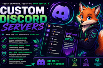 build you a custom discord server