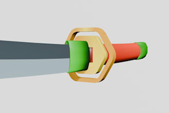 provide a custom roblox katana 3d model