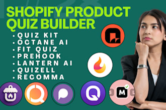 setup shopify product quiz quiz kit octane ai fit quiz prehook lanternai quizell